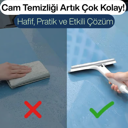 3’ü 1 Arada Spreyli Cam Temizleyici